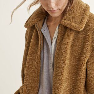 Up West sherpa zip up jacket